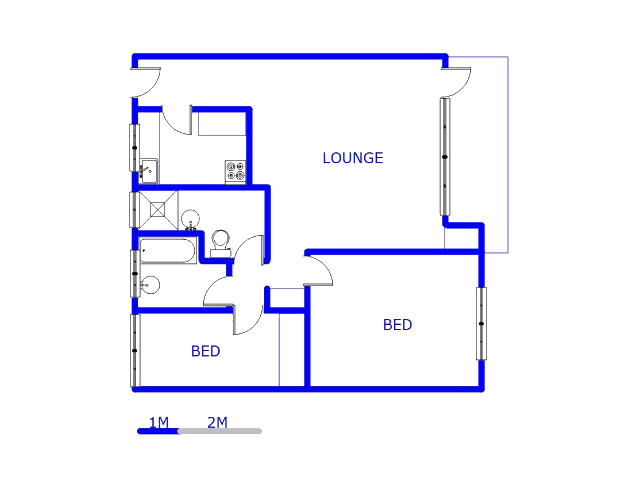 3rd Floor - 82m2 of property for sale in Vereeniging