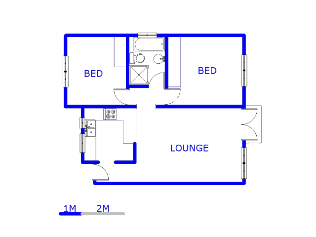 2nd Floor - 60m2 of property for sale in Meredale