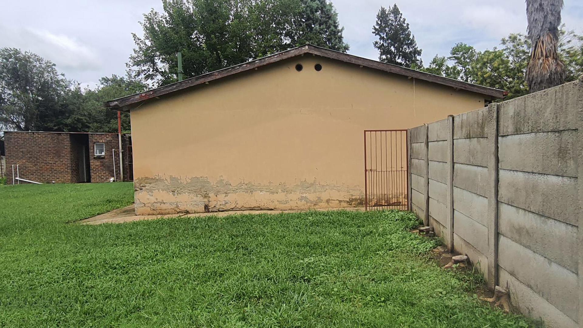 Backyard of property in Potchefstroom