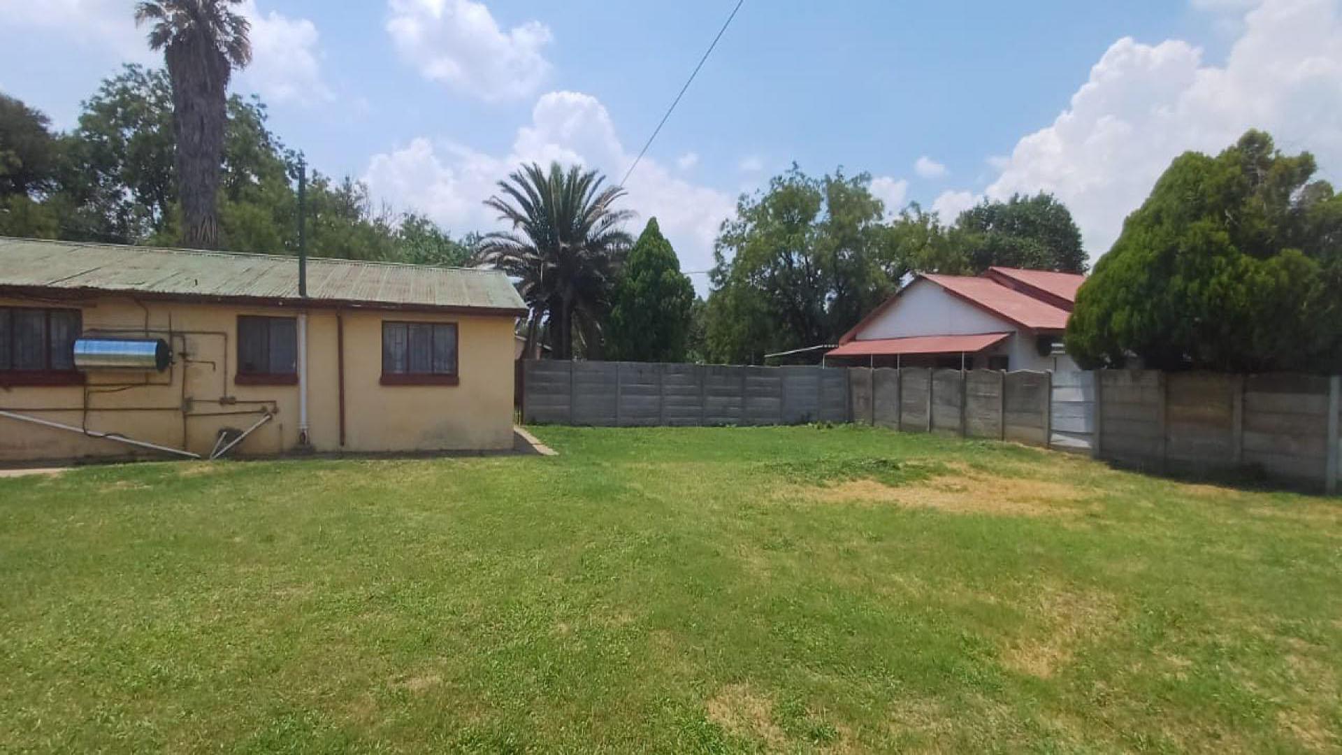 Backyard of property in Potchefstroom