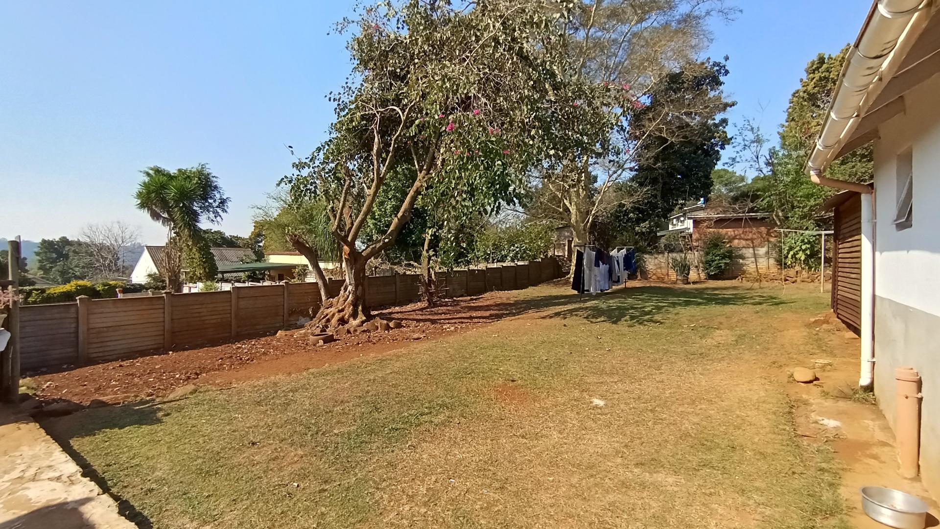 Backyard of property in Blackridge