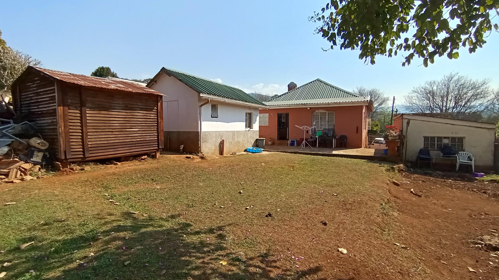 Backyard of property in Blackridge