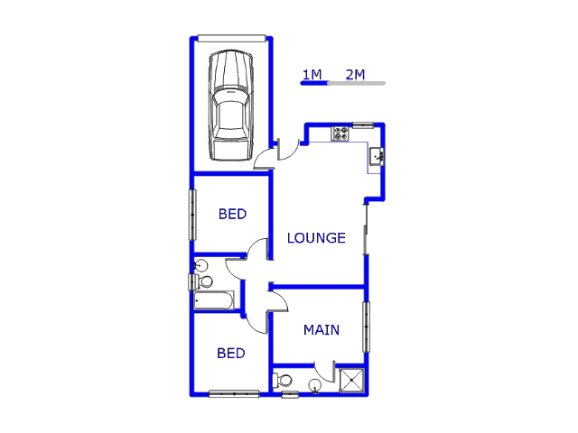 Floor plan of the property in Salfin
