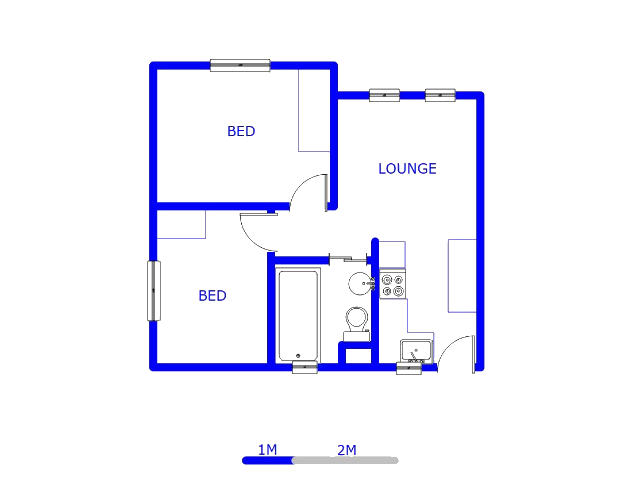 1st Floor - 41m2 of property for sale in Scottsdene