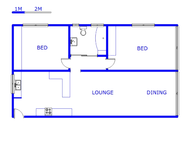 Floor plan of the property in Greenwood Park