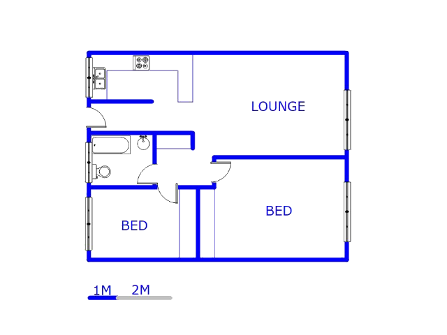 Floor plan of the property in Horison View