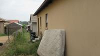 Backyard of property in Bloubosrand