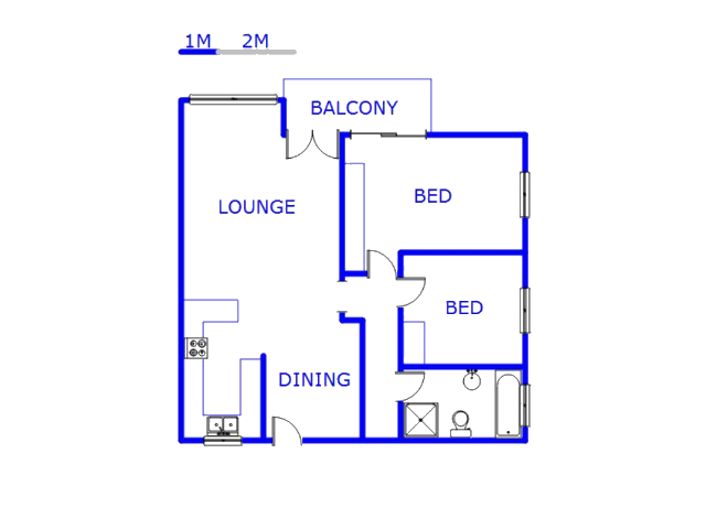 Floor plan of the property in Prestbury