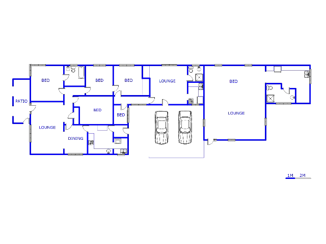 Floor plan of the property in Orange Grove