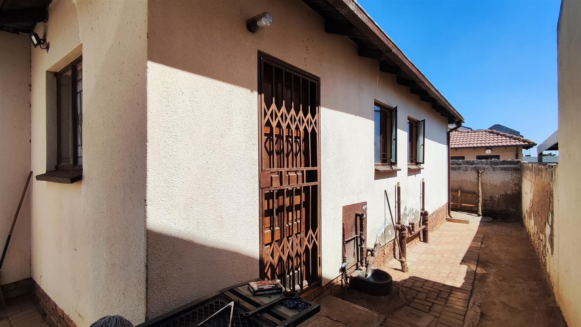 Backyard of property in Birch Acres