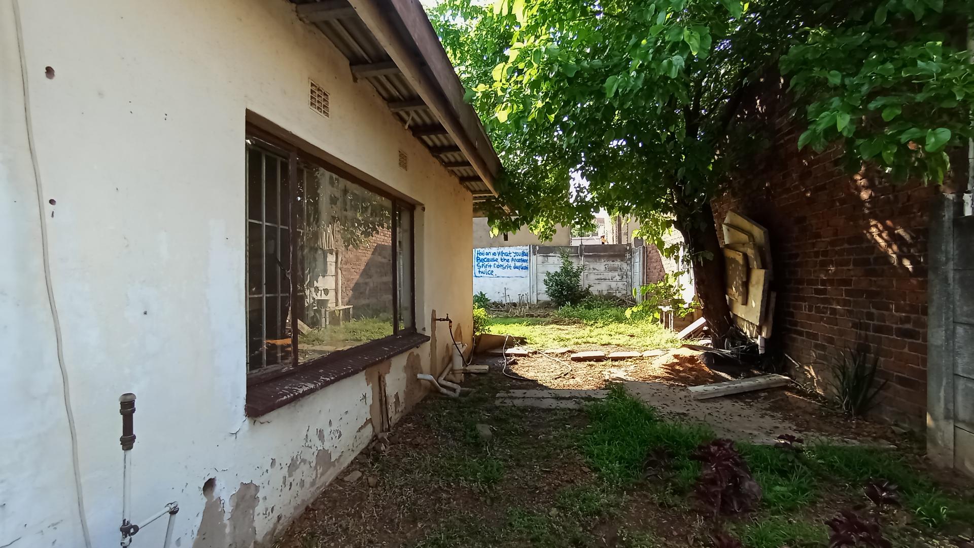 Backyard of property in Homestead