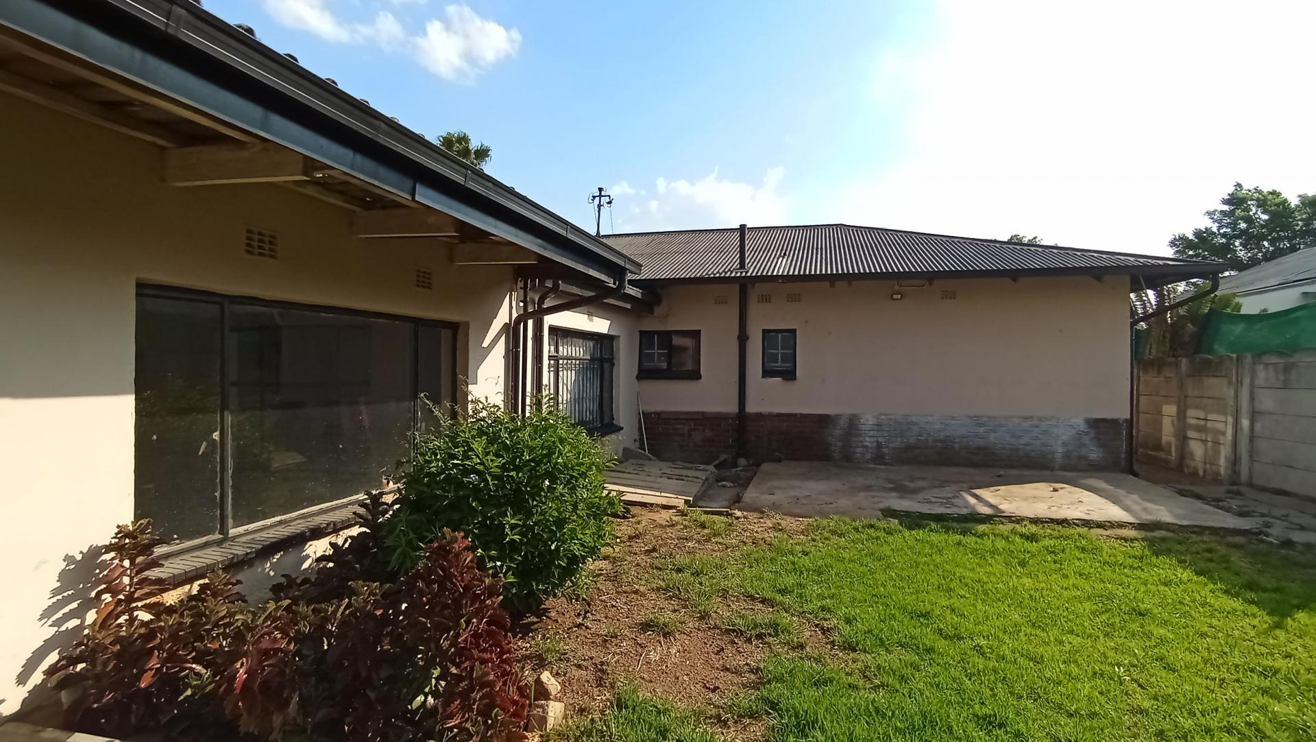 Backyard of property in Homestead