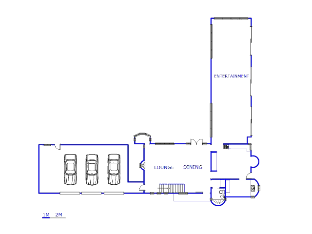 Floor plan of the property in Farmall A.H.