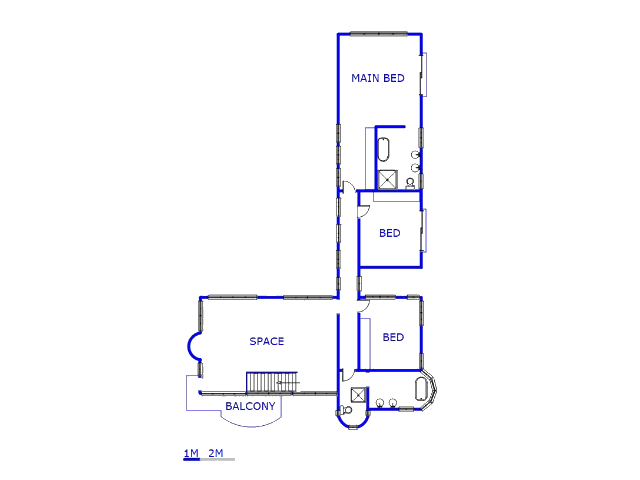1st Floor - 176m2 of property for sale in Farmall A.H.