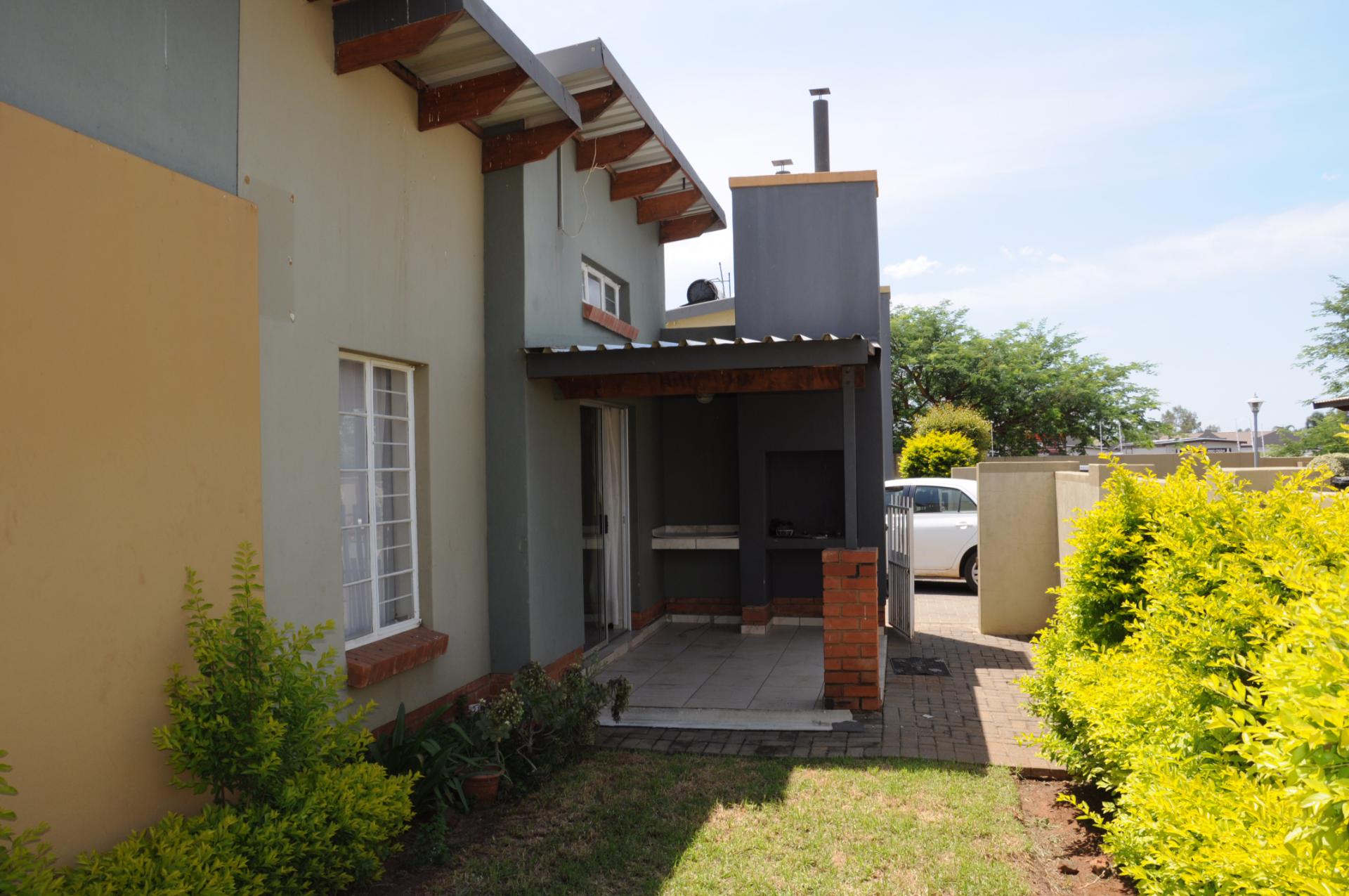 Backyard of property in Waterval East