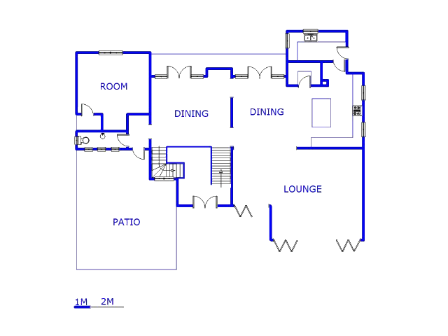 Floor plan of the property in Bronberg