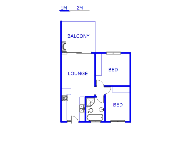 Floor plan of the property in Jansen Park