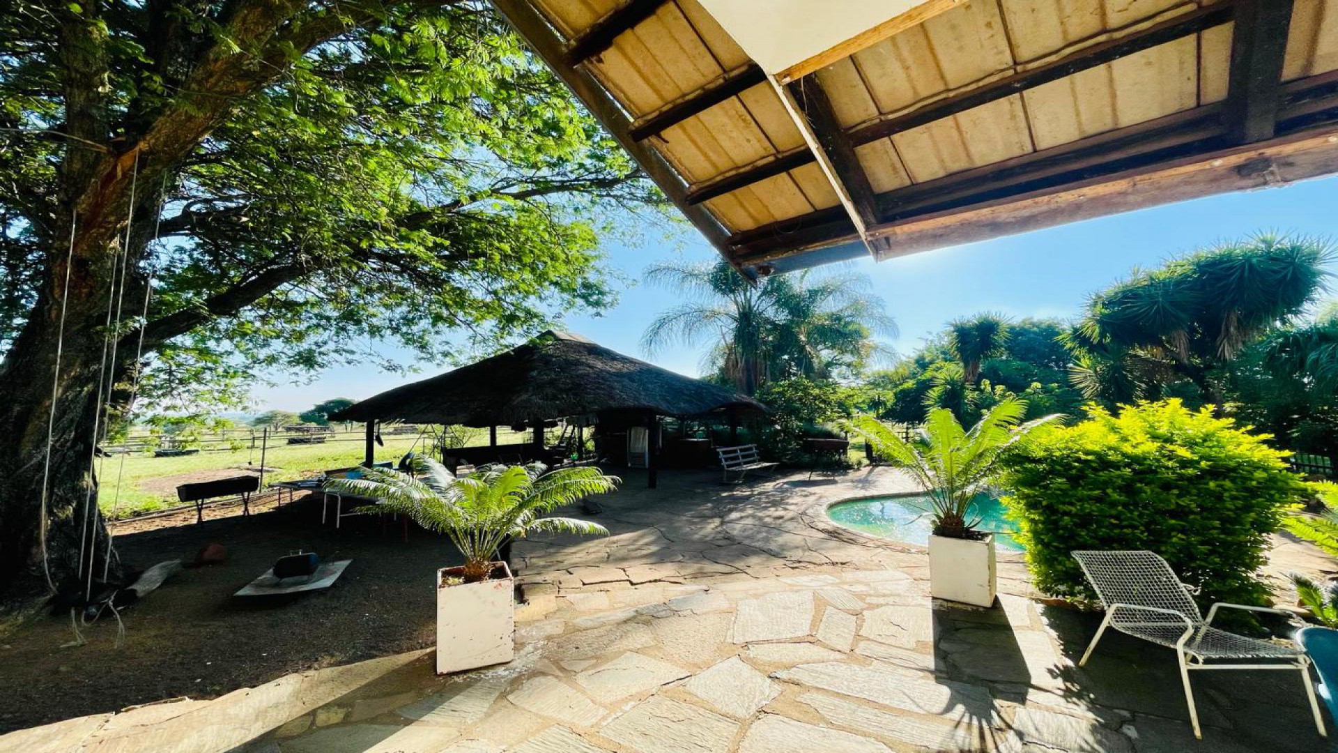Backyard of property in Pretoria North