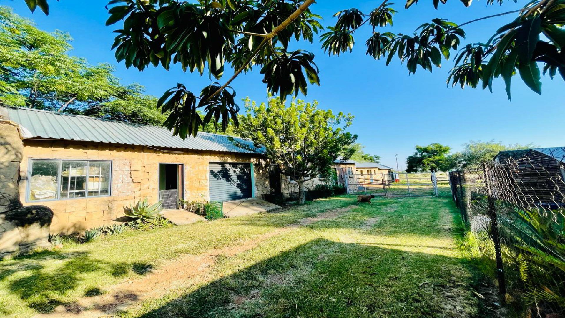 Backyard of property in Pretoria North