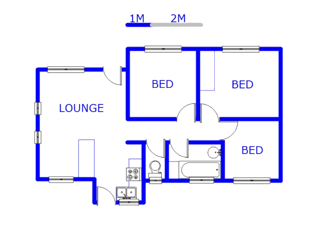 Ground Floor - 59m2 of property for sale in Elandspoort