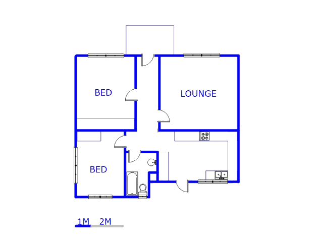 Ground Floor - 99m2 of property for sale in Bezuidenhout Valley Ground Floor - 99m2 of property for sale in Bezuidenhout Valley