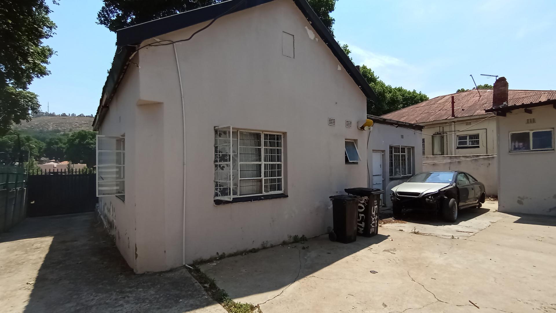 Backyard of property in Bezuidenhout Valley