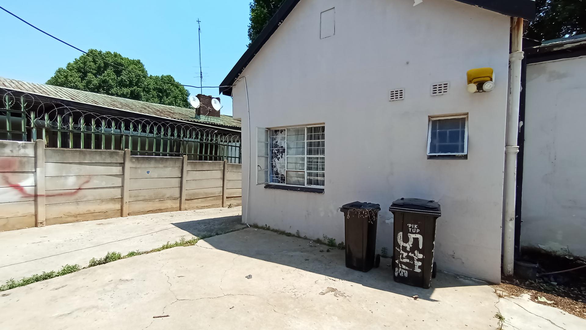 Backyard of property in Bezuidenhout Valley