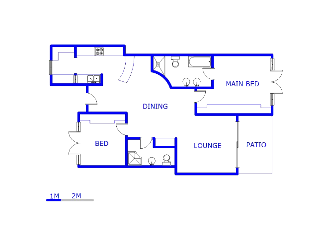Floor plan of the property in Morningside
