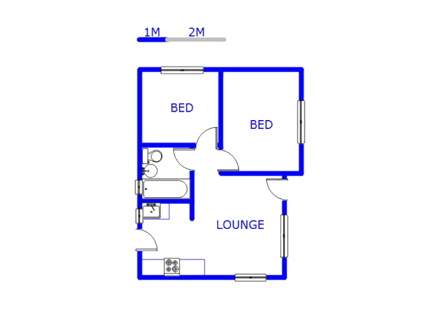 Ground Floor - 43m2 of property for sale in Protea Glen