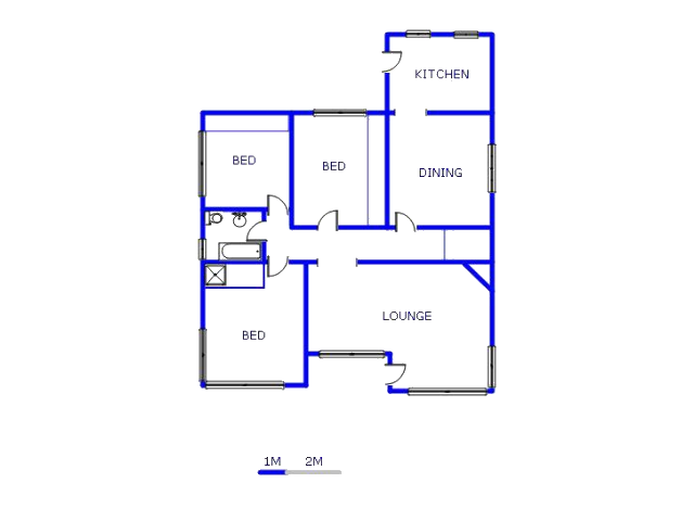 Ground Floor - 150m2 of property for sale in Rosettenville