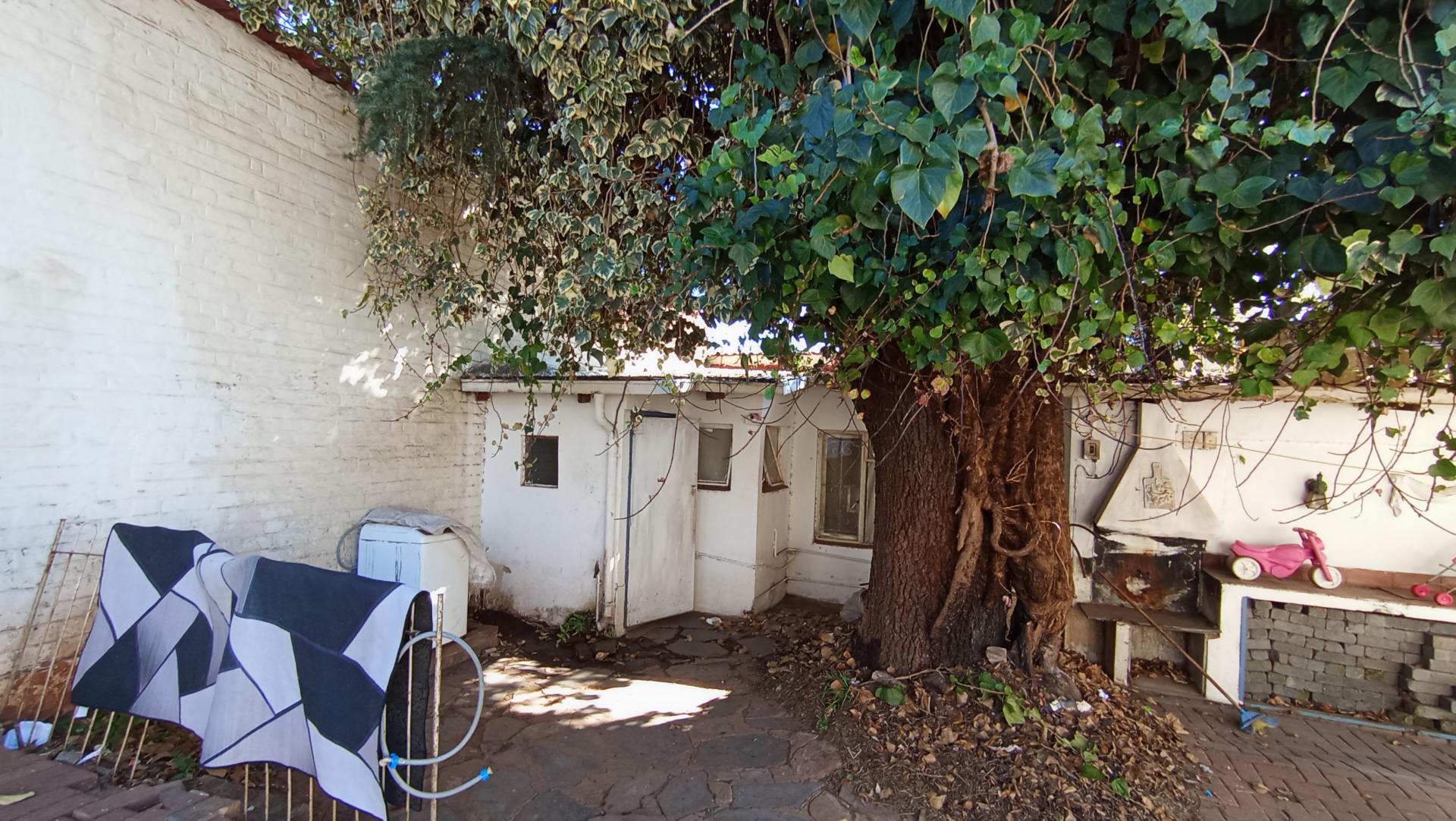 Backyard of property in Bezuidenhout Valley