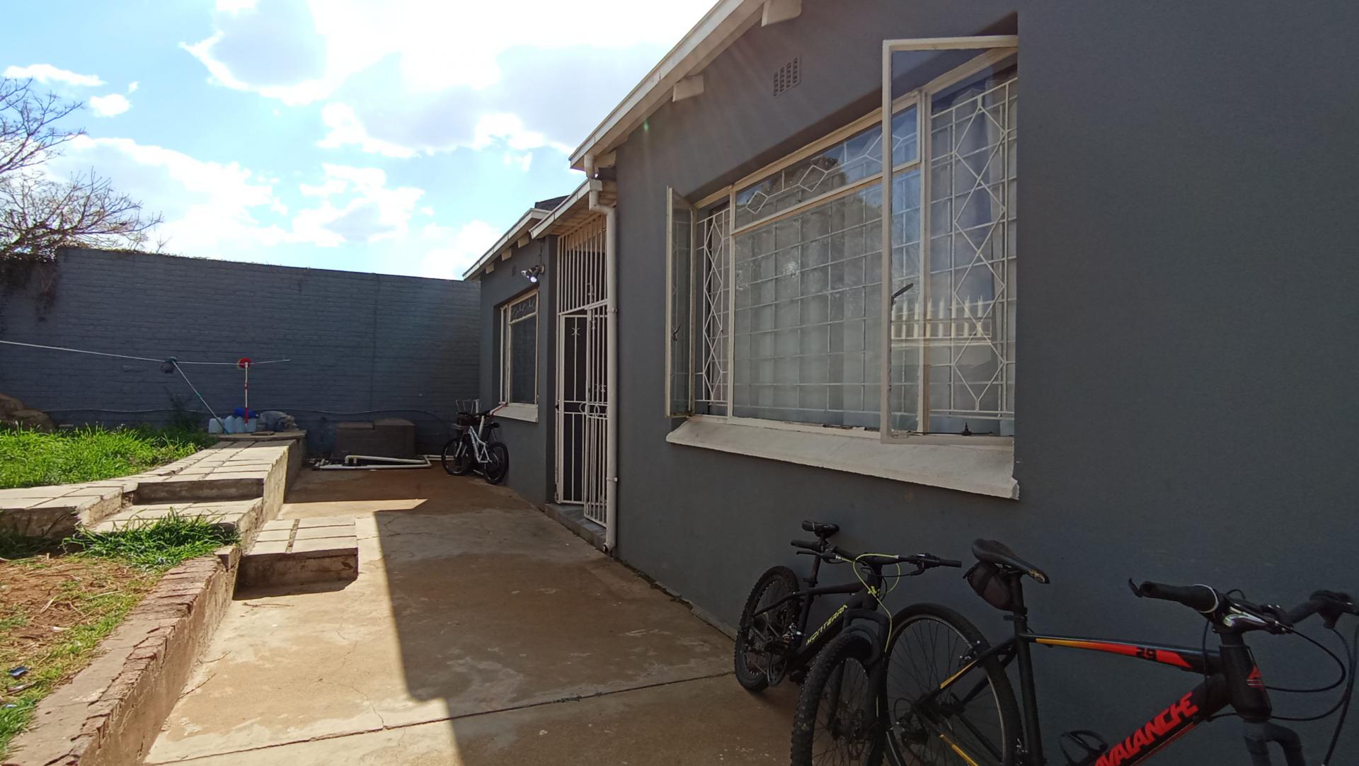 Backyard of property in Kensington - JHB