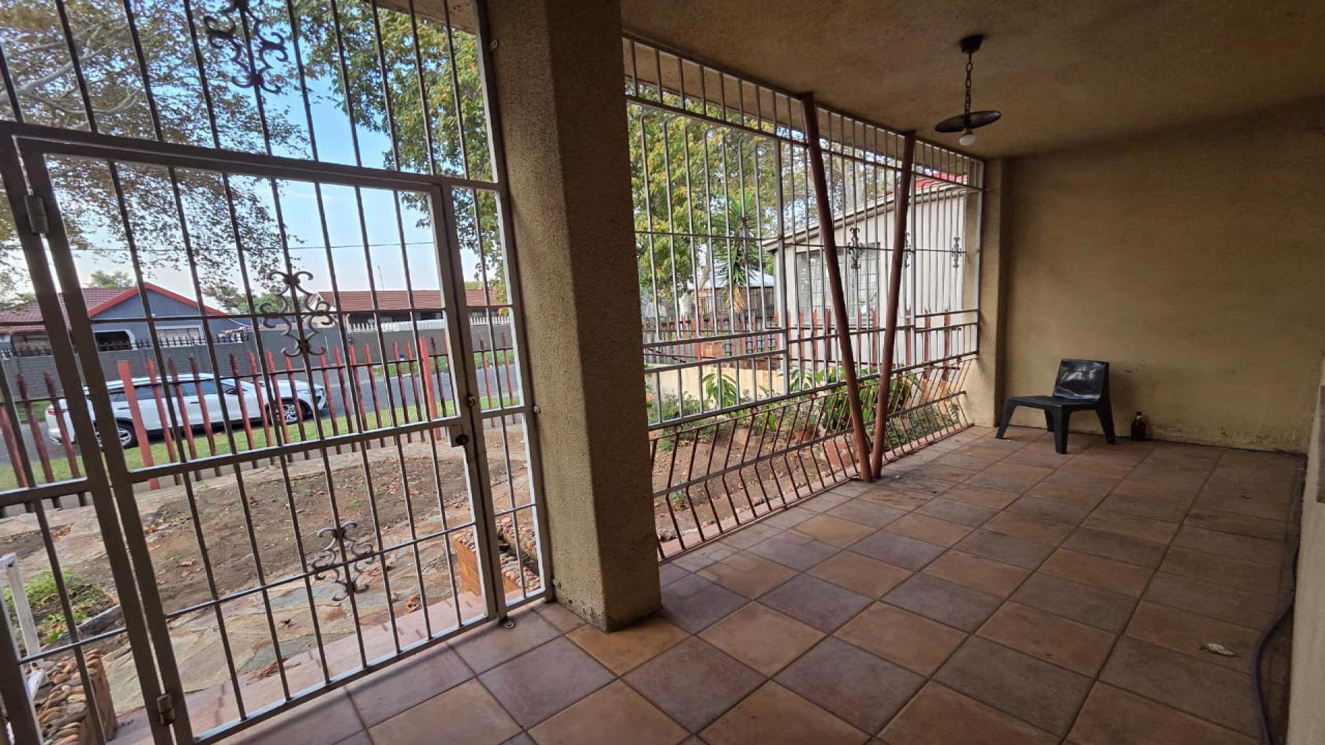 Patio of property in Forest Hill - JHB