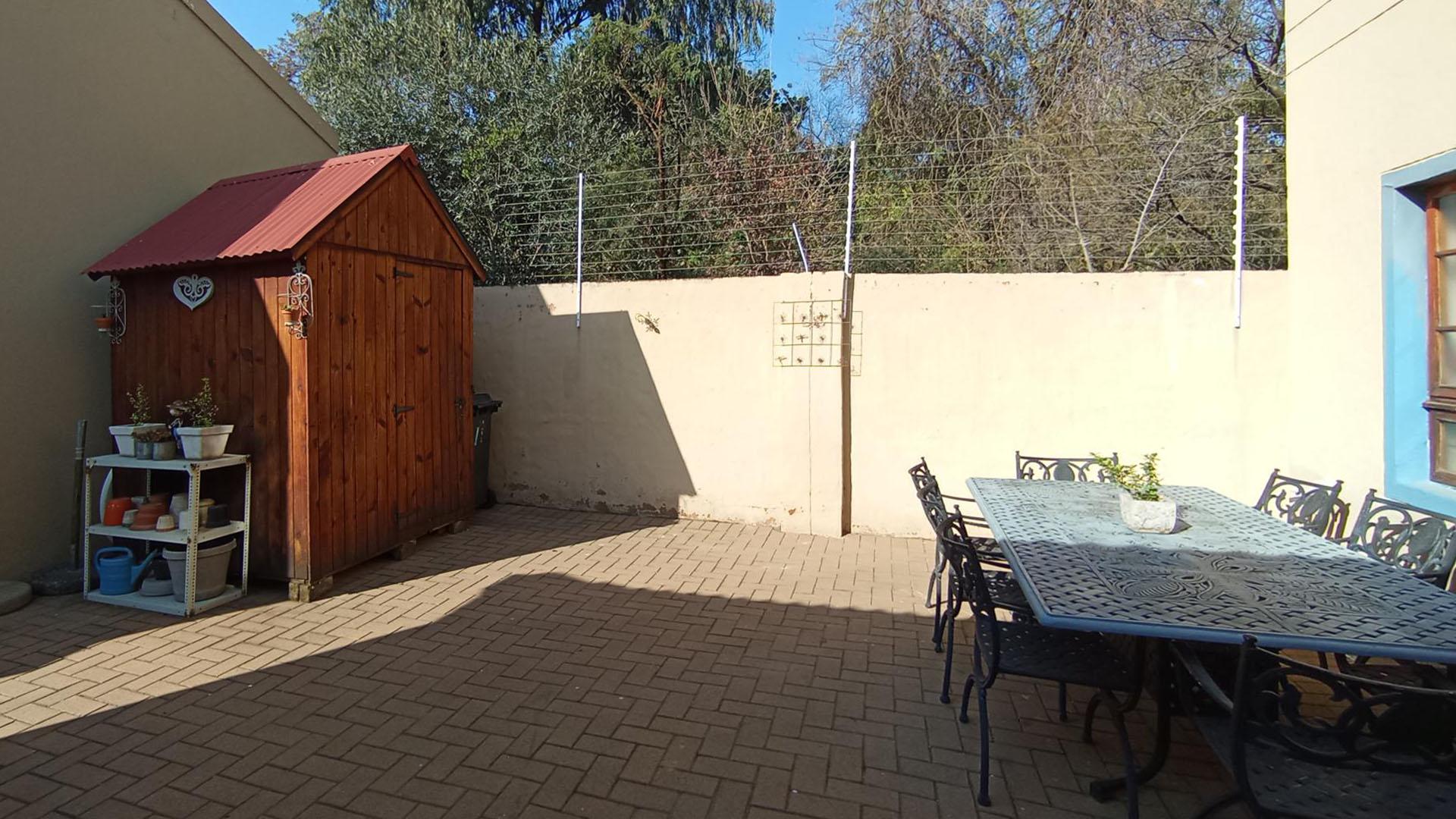Backyard of property in Witkoppen