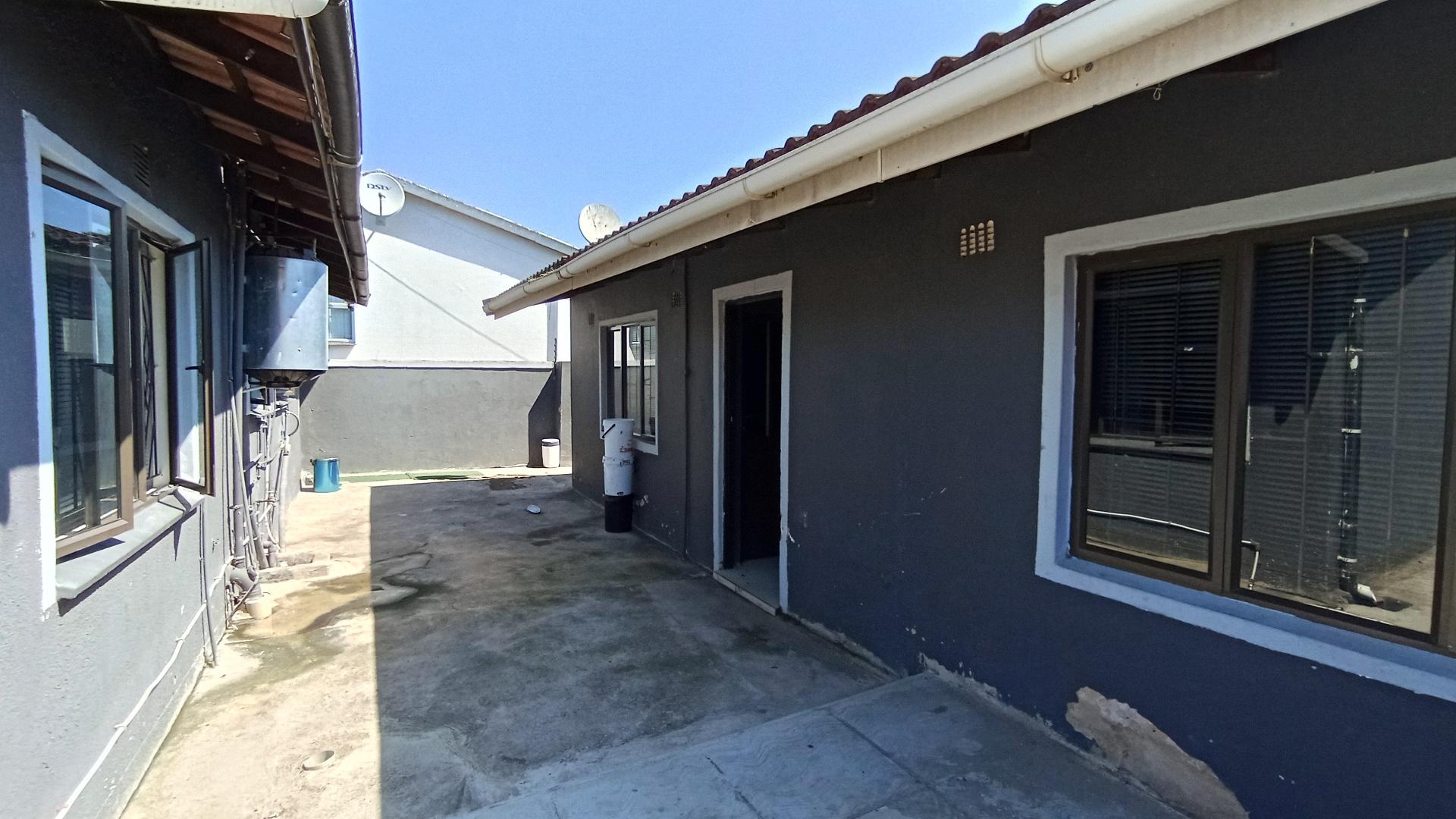 Backyard of property in Newlands East