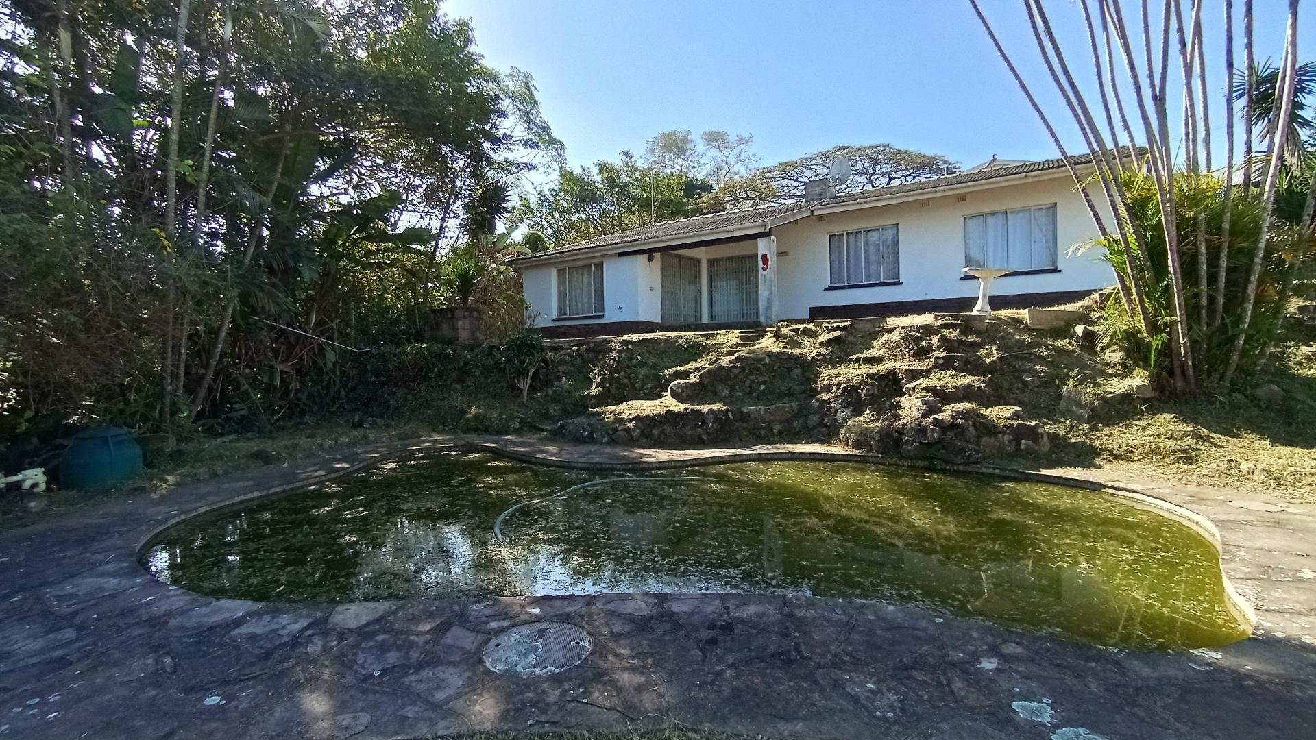 Backyard of property in Hatton Estate