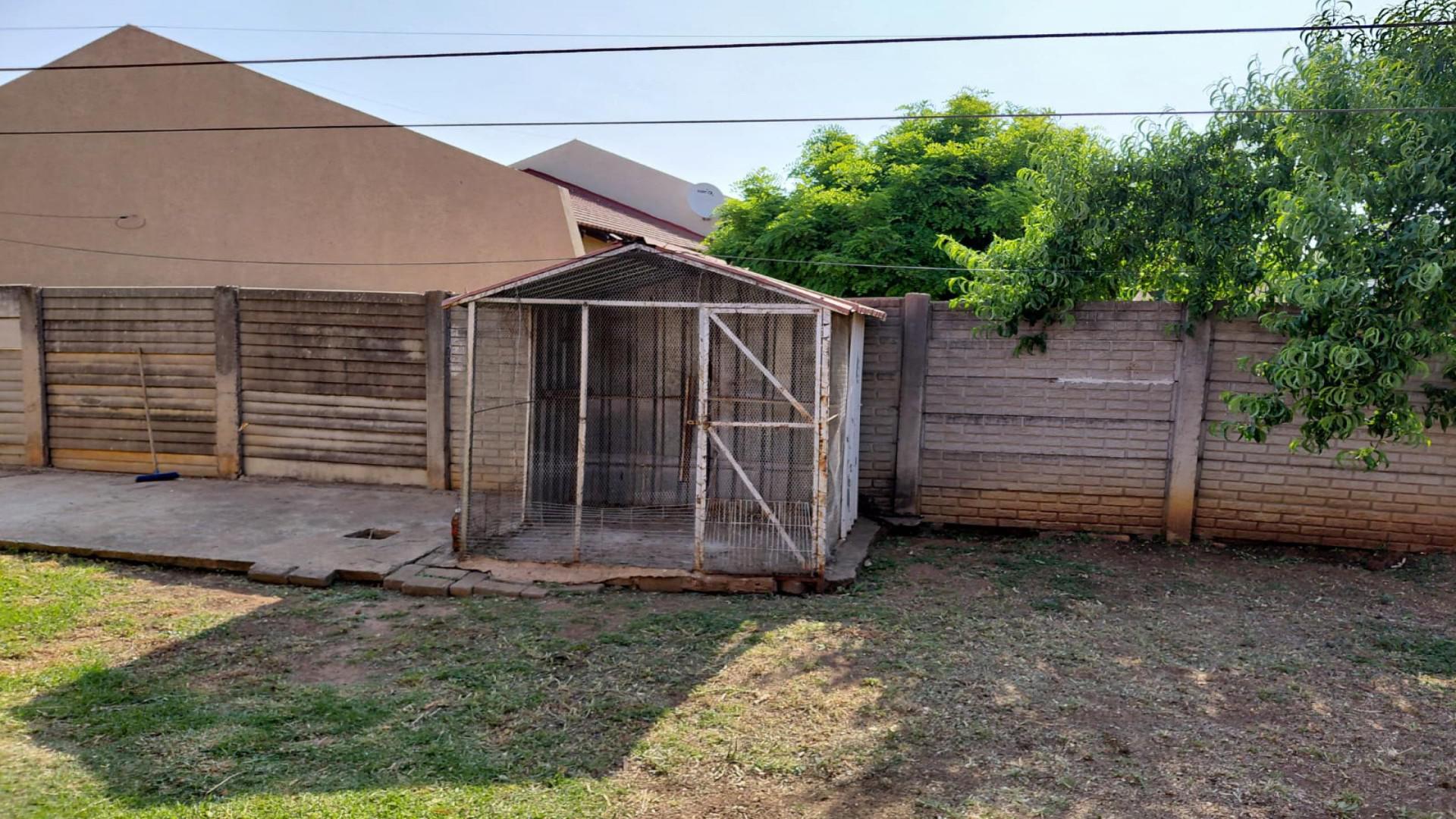 Backyard of property in Lichtenburg