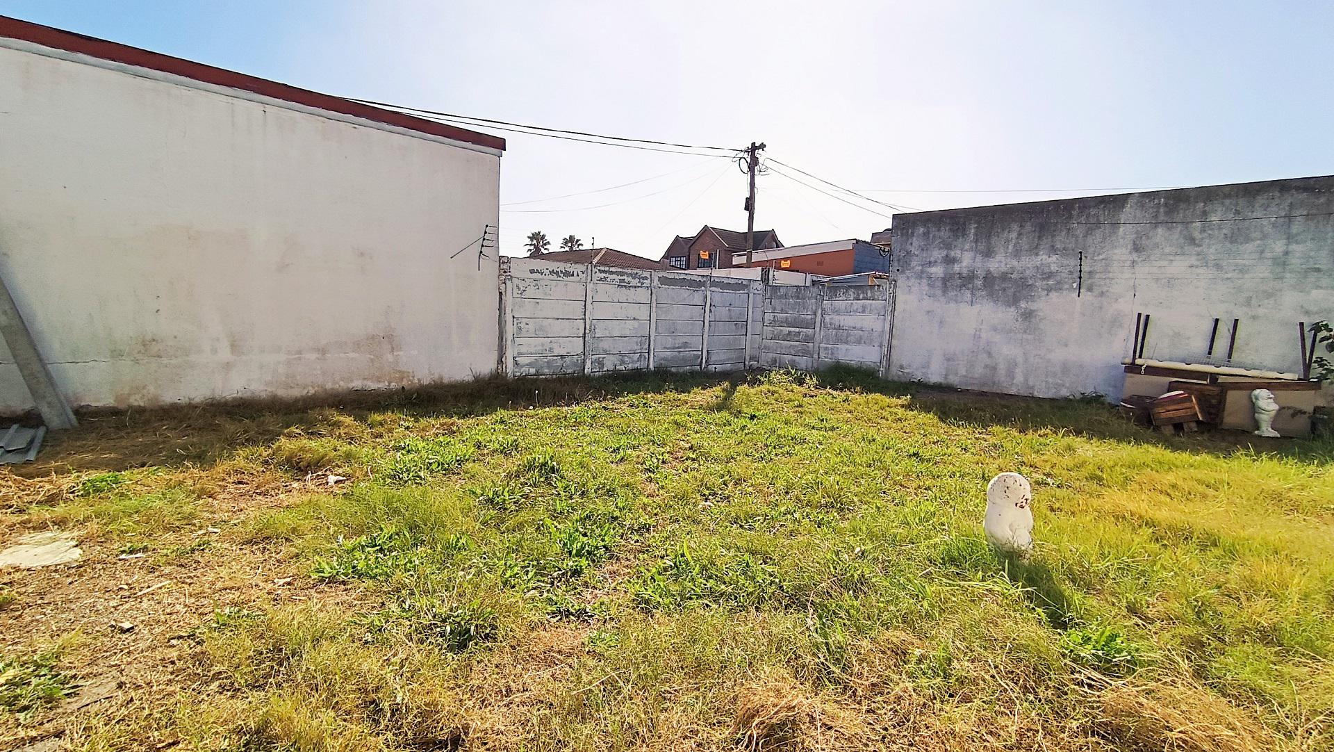 Backyard of property in Grassy Park