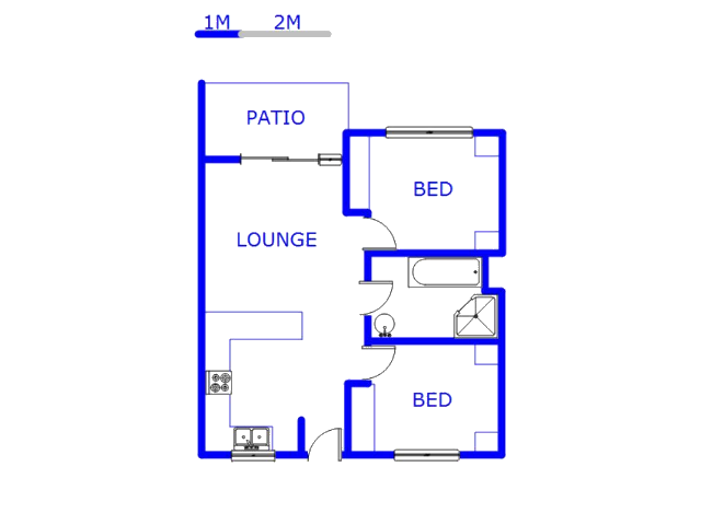 Floor plan of the property in Effingham Heights