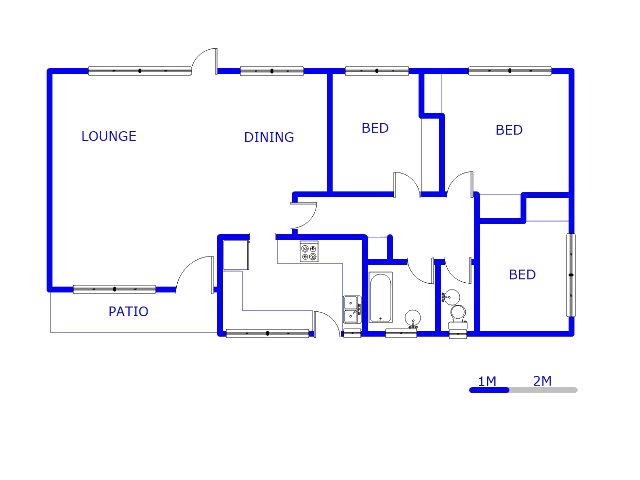 Ground Floor - 114m2 of property for sale in Witpoortjie
