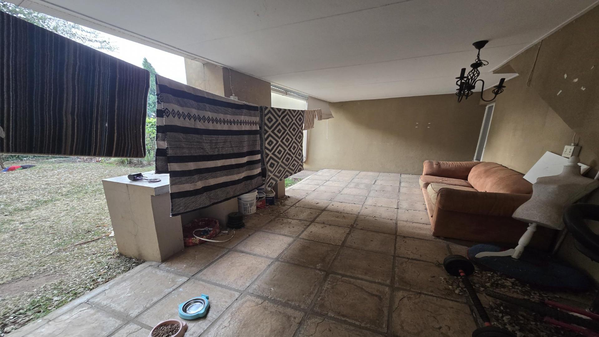 Patio of property in Mmabatho