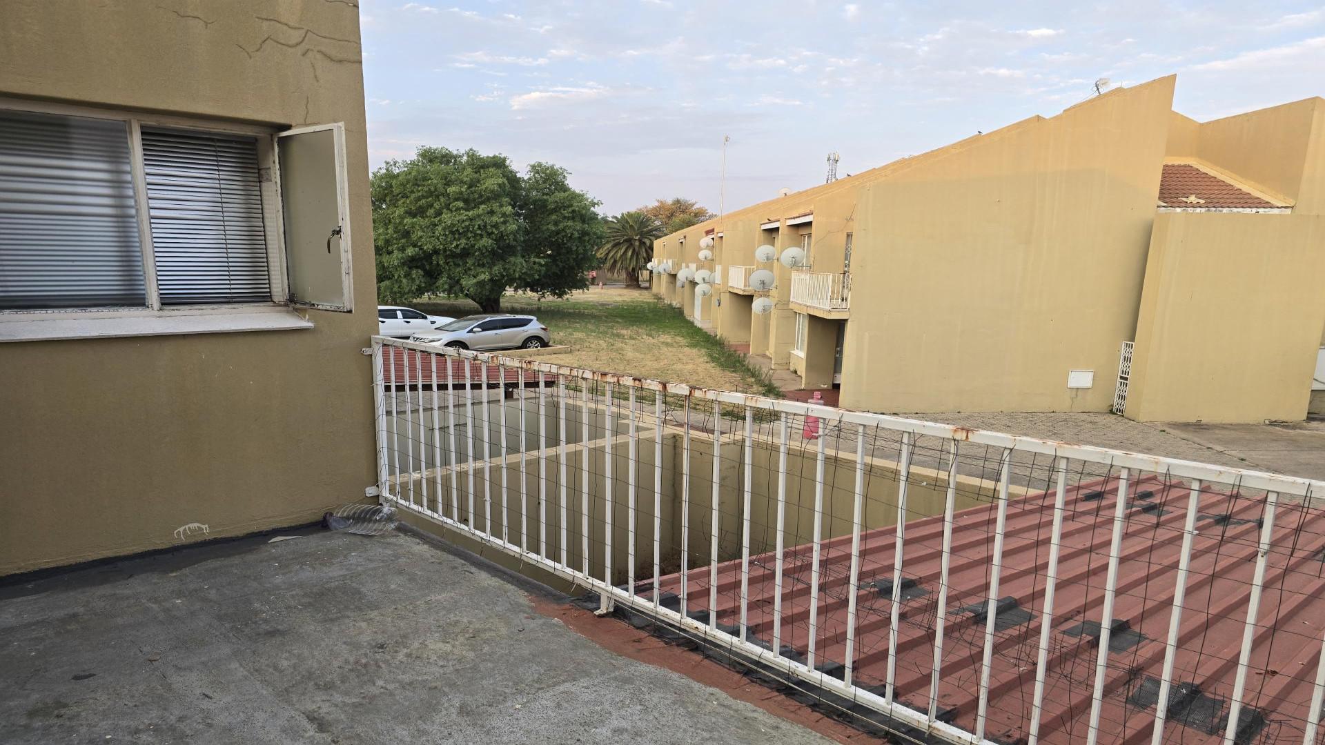 Balcony of property in Mmabatho