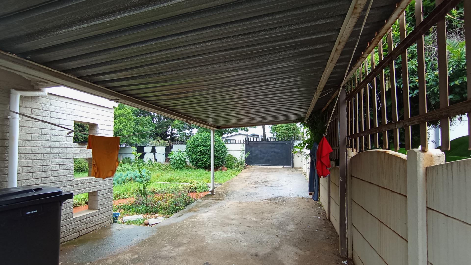 Backyard of property in Westdene (JHB)