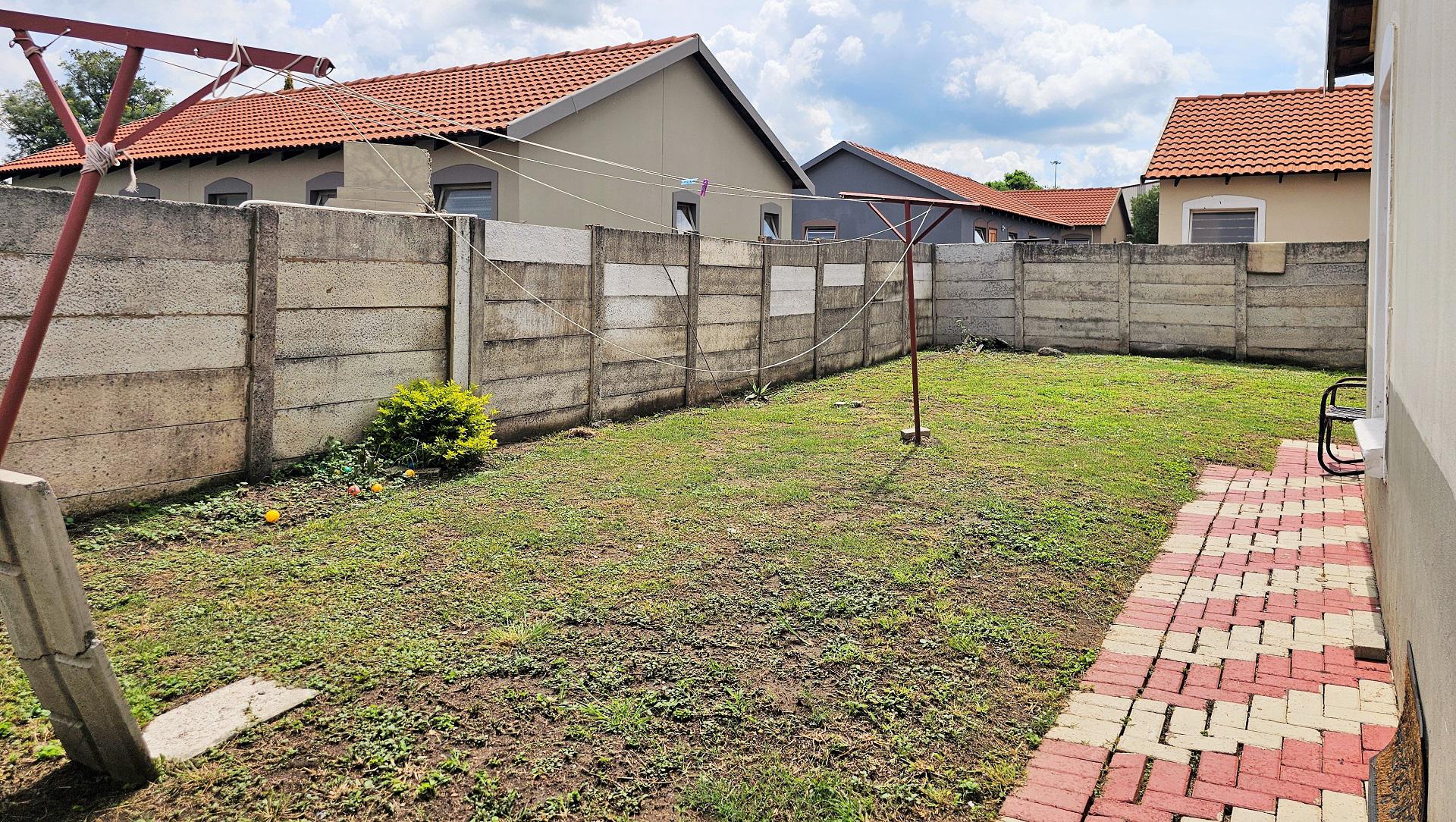 Backyard of property in Brits