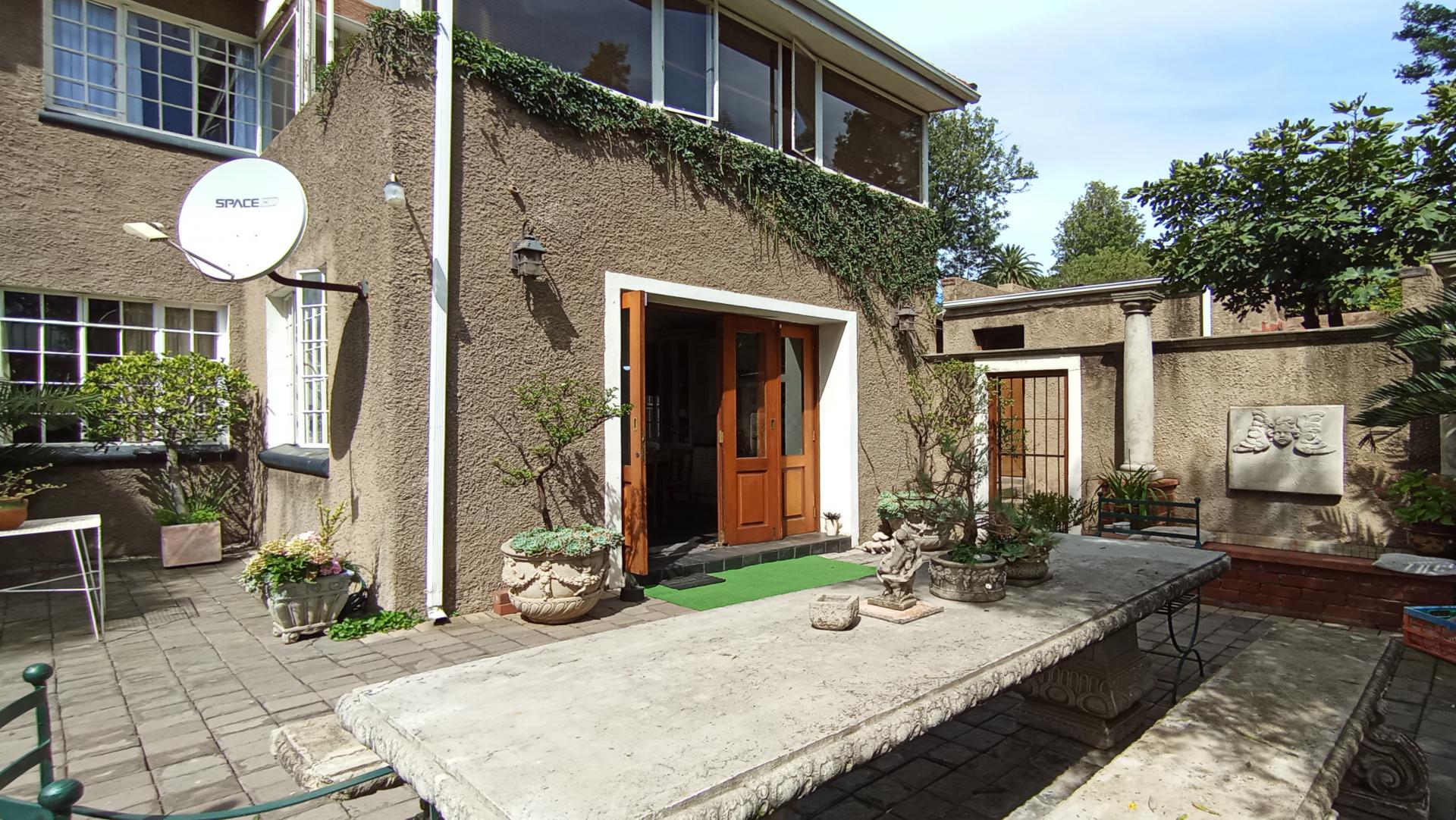 Backyard of property in Auckland Park