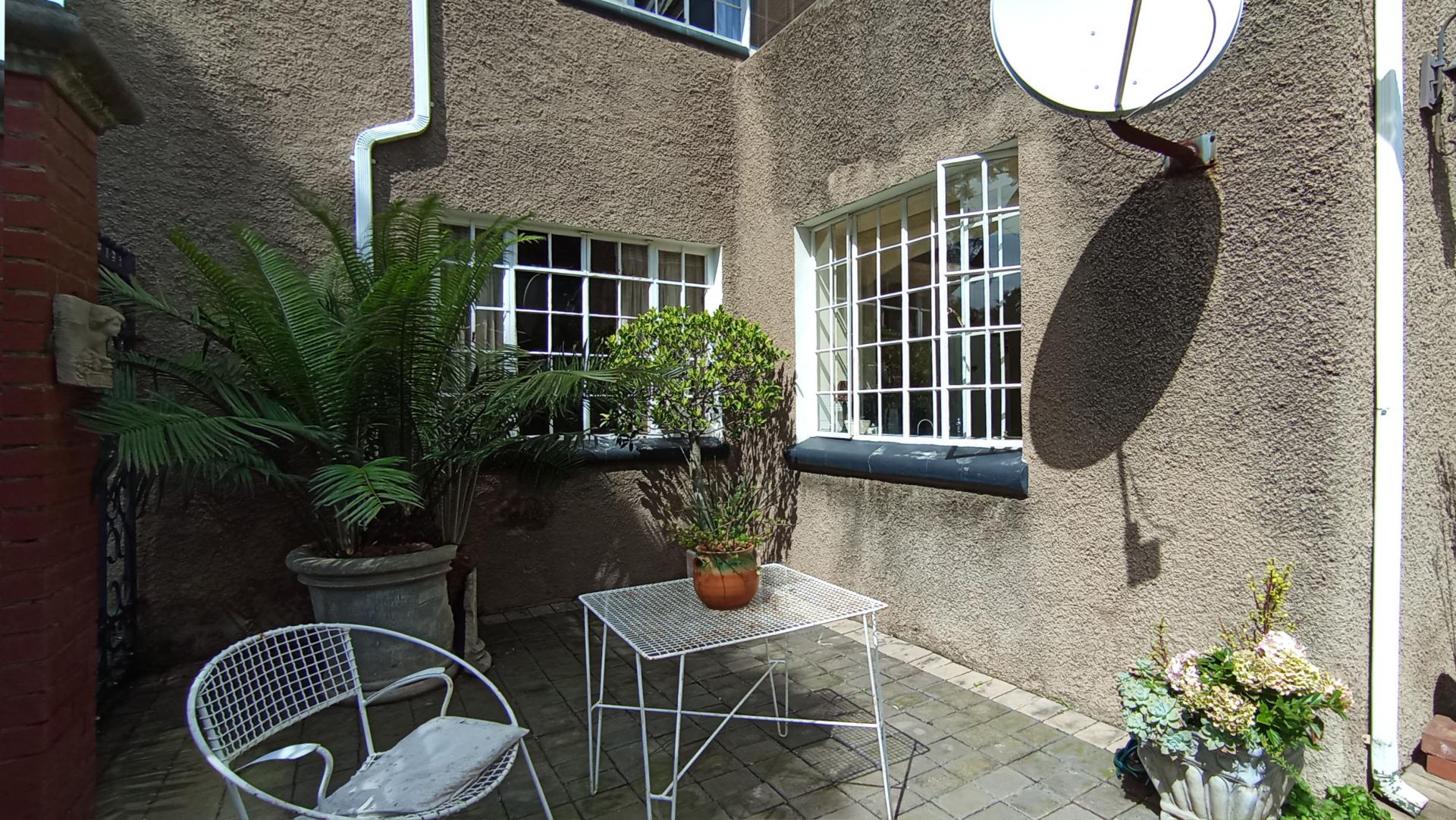 Backyard of property in Auckland Park