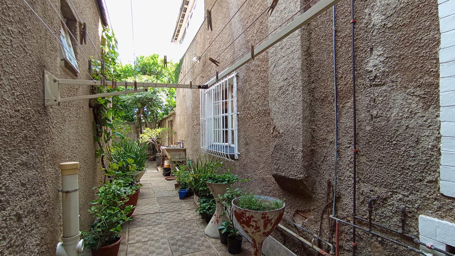 Backyard of property in Auckland Park