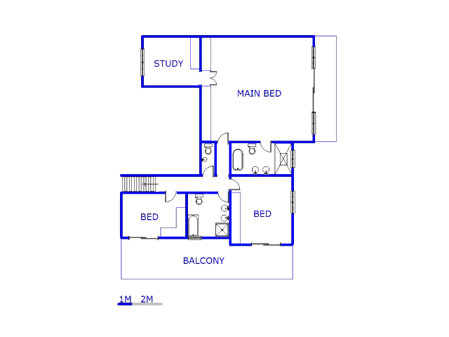 1st Floor - 208m2 of property for sale in Mondeor