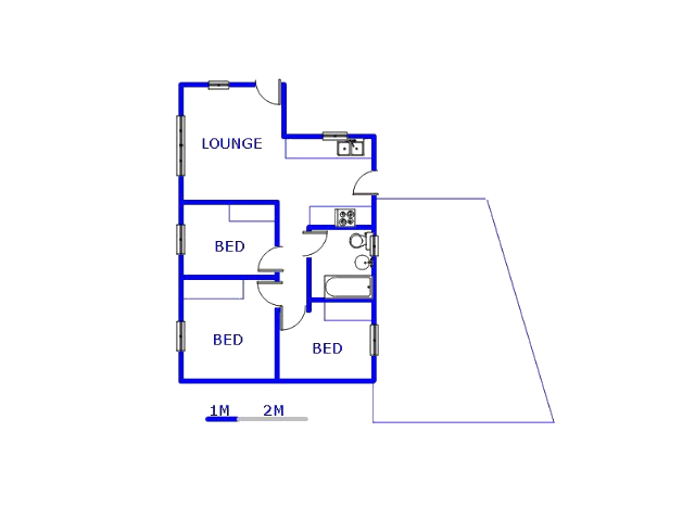Floor plan of the property in Sky City