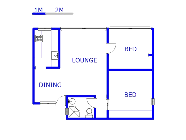 Ground Floor - 67m2 of property for sale in Westridge